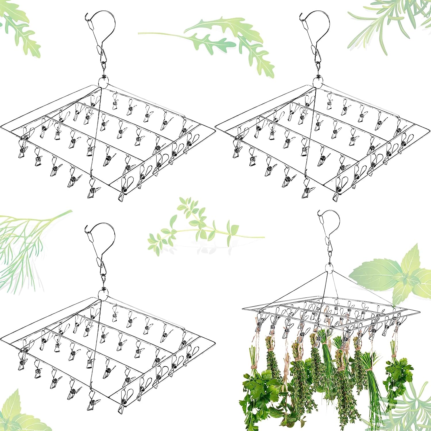 4 Pcs Hanging Herb Drying Rack TheGardenMethod   81ajxE8WOTL. AC SL1500  